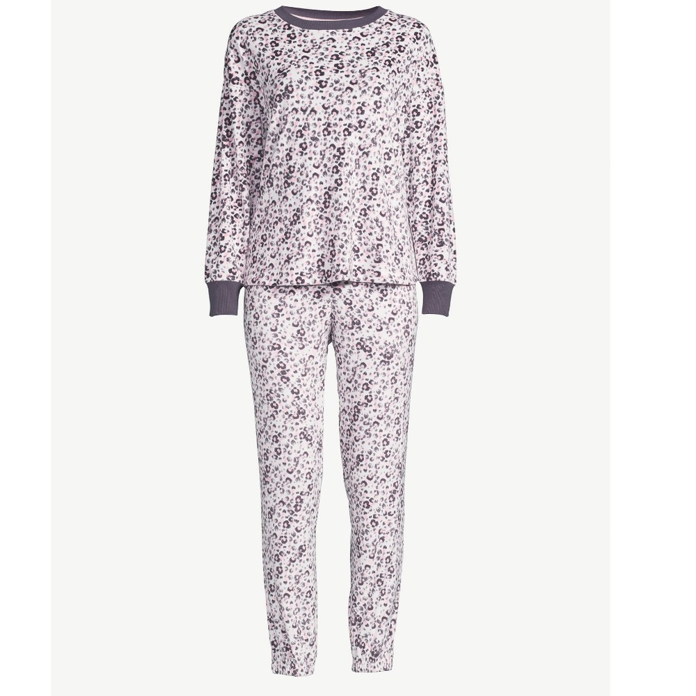 Joyspun Women's Velour Pajama
Sleep Set with Eye Mask, 3-Piece, - Picture 5 of 5